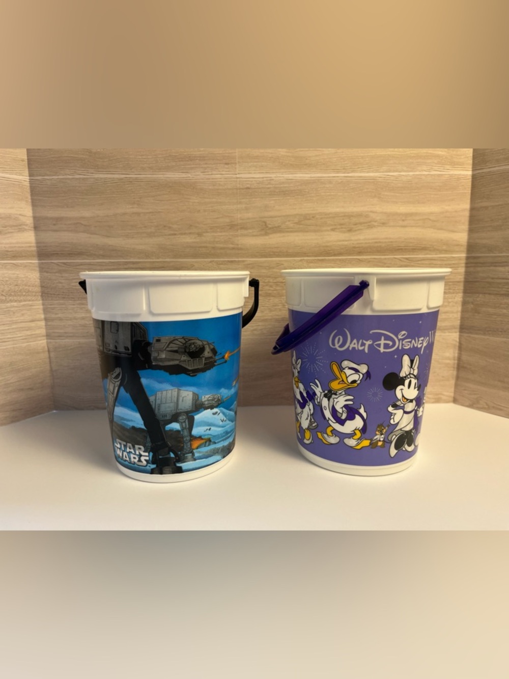 Walt Disney World 100 Years & Star Wars Whirly Drink Works! Popcorn Bucket